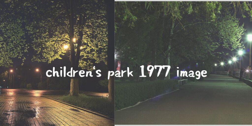 children's park 1977 image

夜の広大な公園